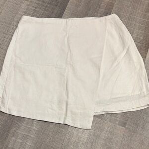 abercrombie white mini skort